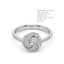 Adoration" Love Knot Diamond Ring