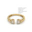 Bespoke Link Open Diamond Cuff Ring
