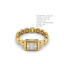 Signet Deco Baguette Illusion Ring
