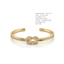 Infinite Knot Diamond Open Cuff