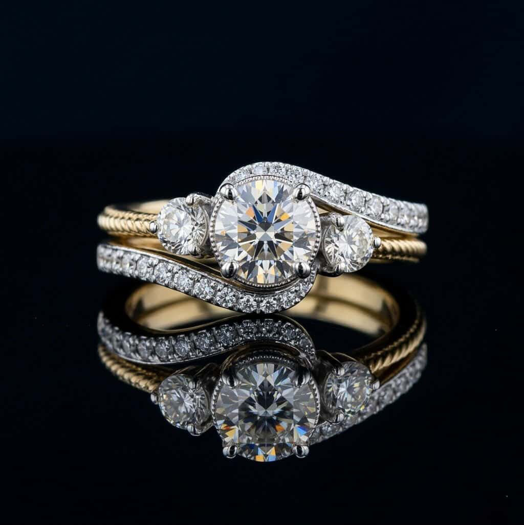 Trinity Two Tone Ring