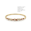 Ruby and Pear Diamond Cluster Bangle