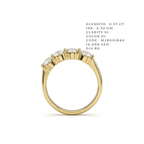 Graduated Marquise-Cut Diamond Band