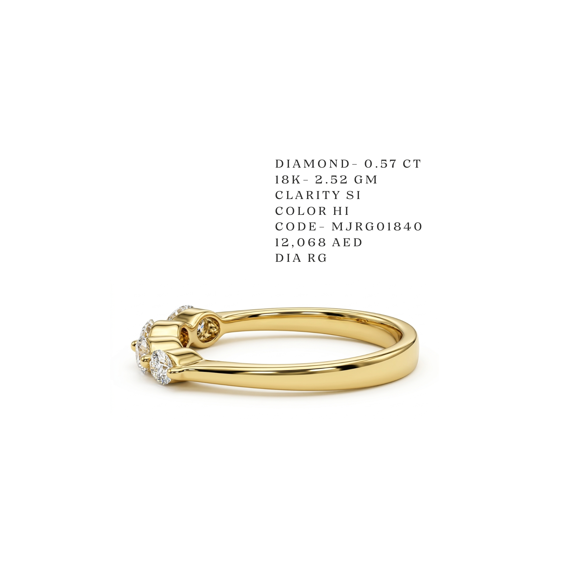 Graduated Marquise-Cut Diamond Band