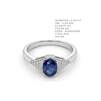 The Seraphina Oval Sapphire & Diamond Ring