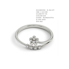 The Fleur Bypass Diamond Blossom Ring
