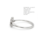 The Fleur Bypass Diamond Blossom Ring