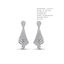 Decadent Swirl Ribbon Drop Earrings