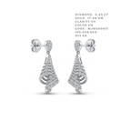 Decadent Swirl Ribbon Drop Earrings