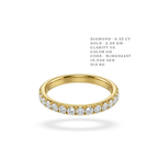 Aura Minimalist Shared-Prong Diamond Eternity Band