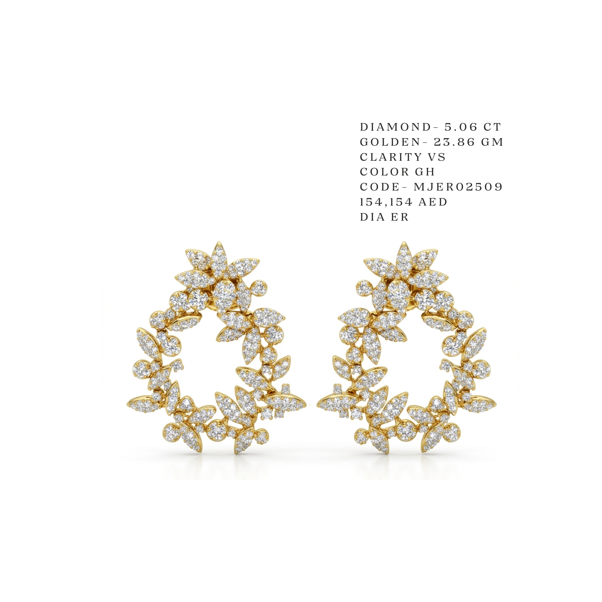 Asymmetrical Edge Chevron Drop Earrings Main image