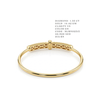 Pavé Dome Center-Band Bangle