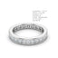 Square-Cut Channel Set Eternity Band