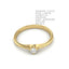 Solitaire V-Setting Petite Ring