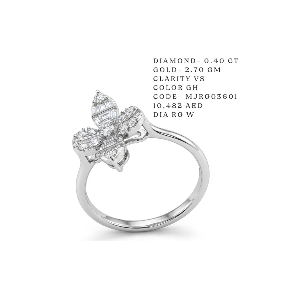 Grand Clover Cluster Diamond Ring