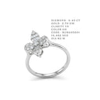 Grand Clover Cluster Diamond Ring