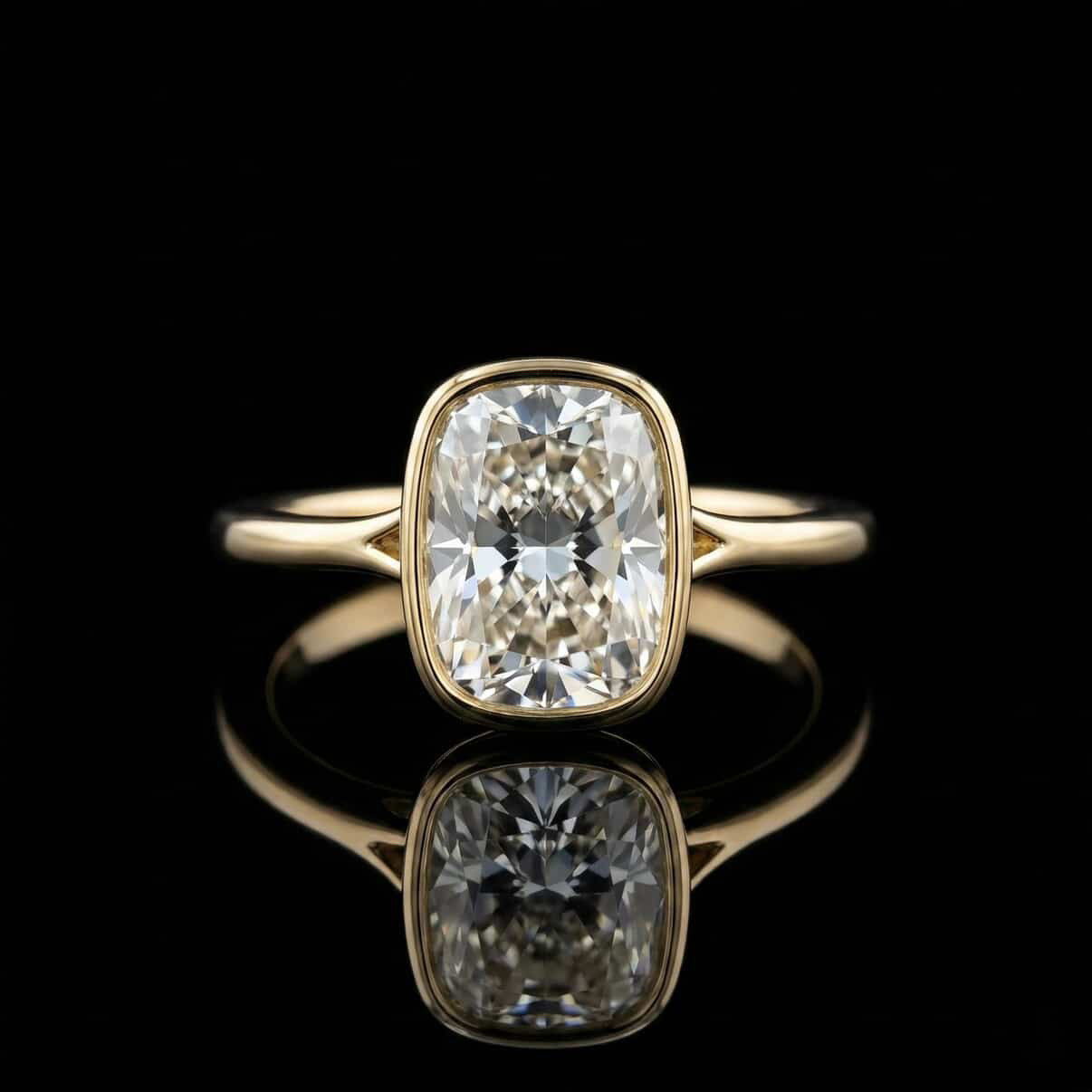 Bezel Radiant Ring Main image