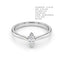 Marquise Solitaire Tapered Ring