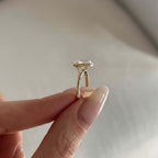 Elongated Cushion Bezel Ring