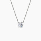 1 Carat Round Solitaire Necklace