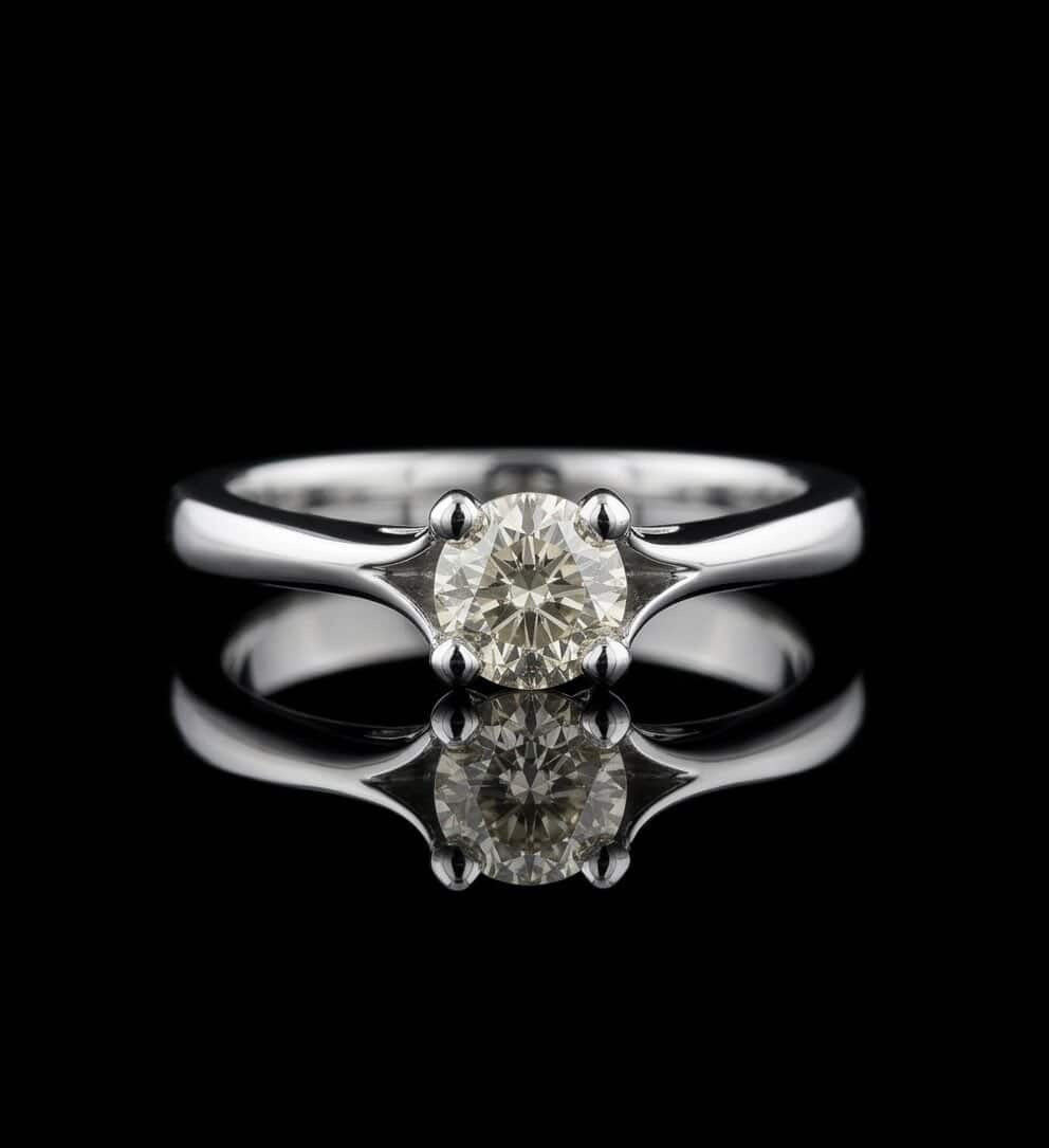 Round Solitaire Ring Main image