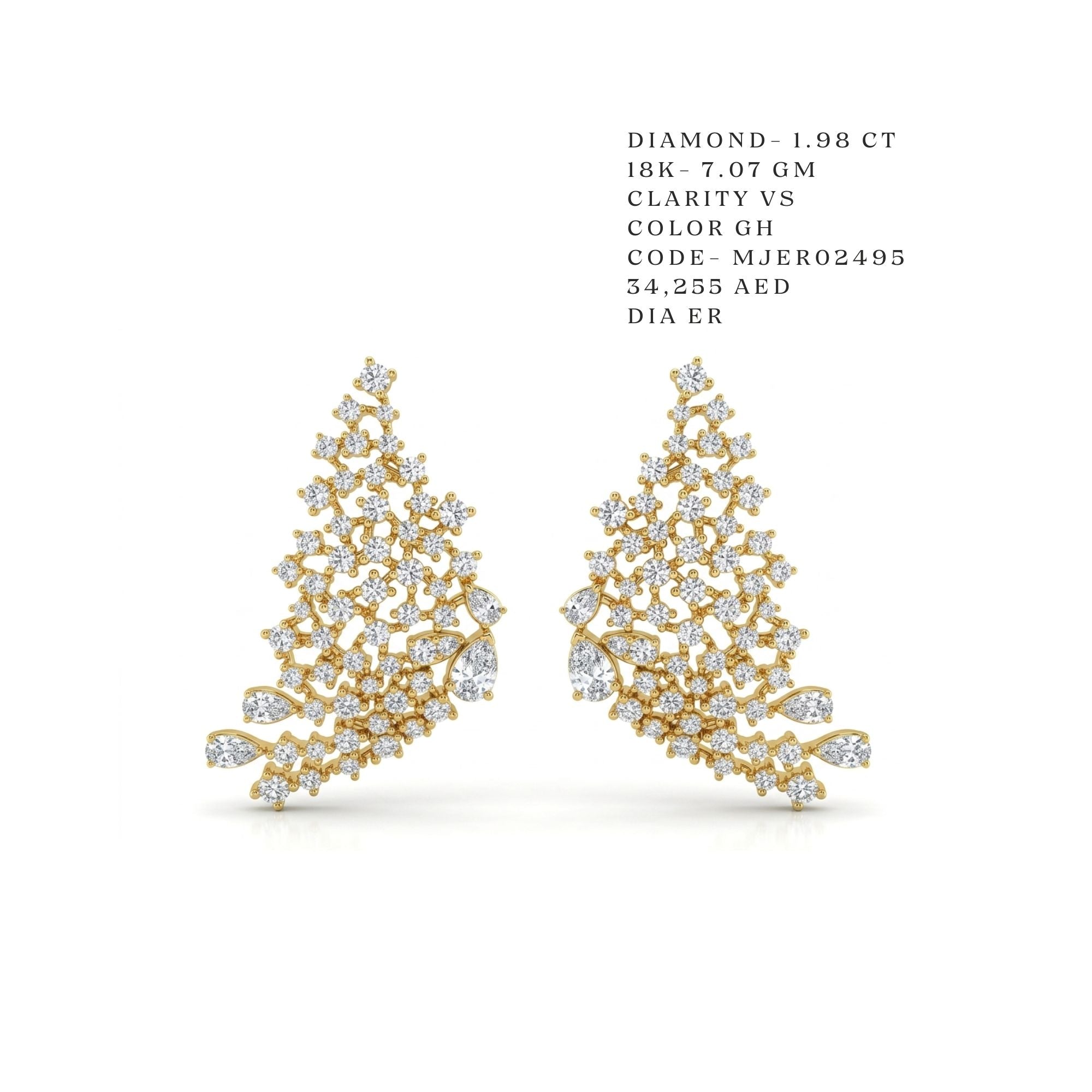 Starburst Cascade Earrings