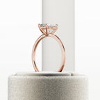 Eden Pear Solitaire Ring