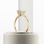 Eden Pear Solitaire Ring