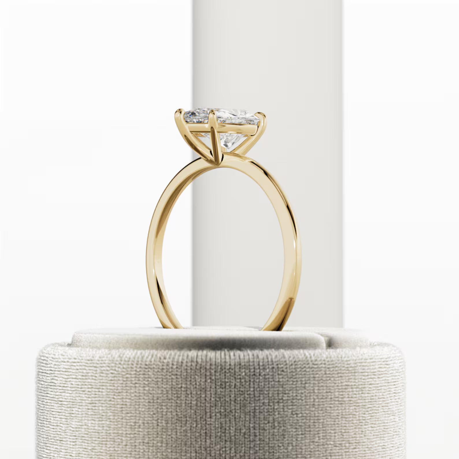 Eden Pear Solitaire Ring