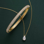 3/4 Carat Pear Solitaire Necklace