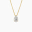 3/4 Carat Pear Solitaire Necklace