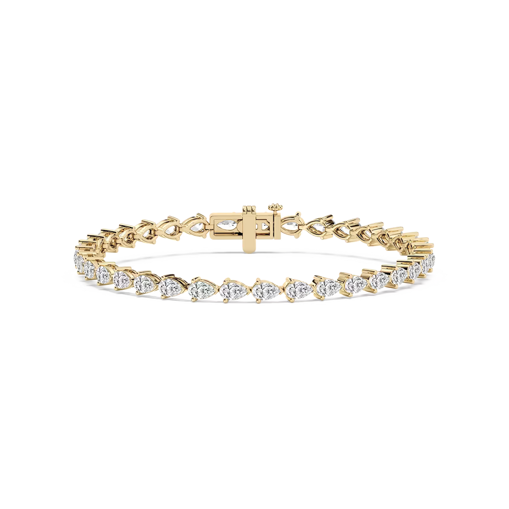 4.8 Carat Pear Tennis Bracelet