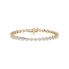 4.8 Carat Pear Tennis Bracelet