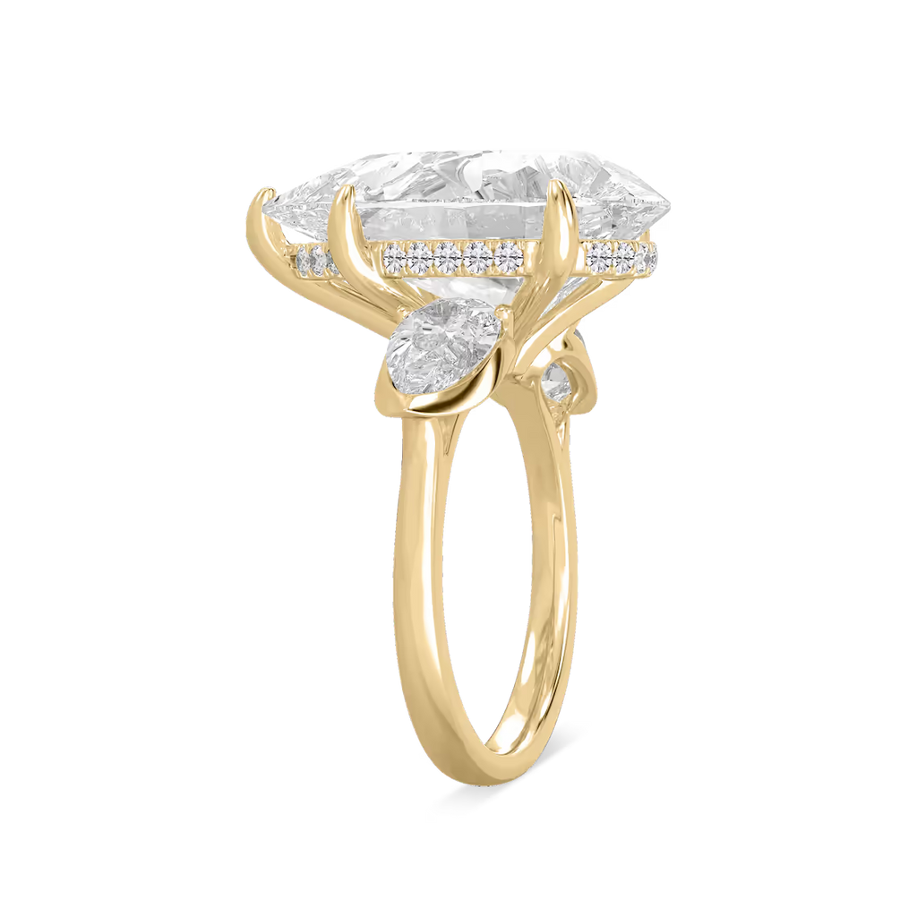 Lumina Three Pear Ring