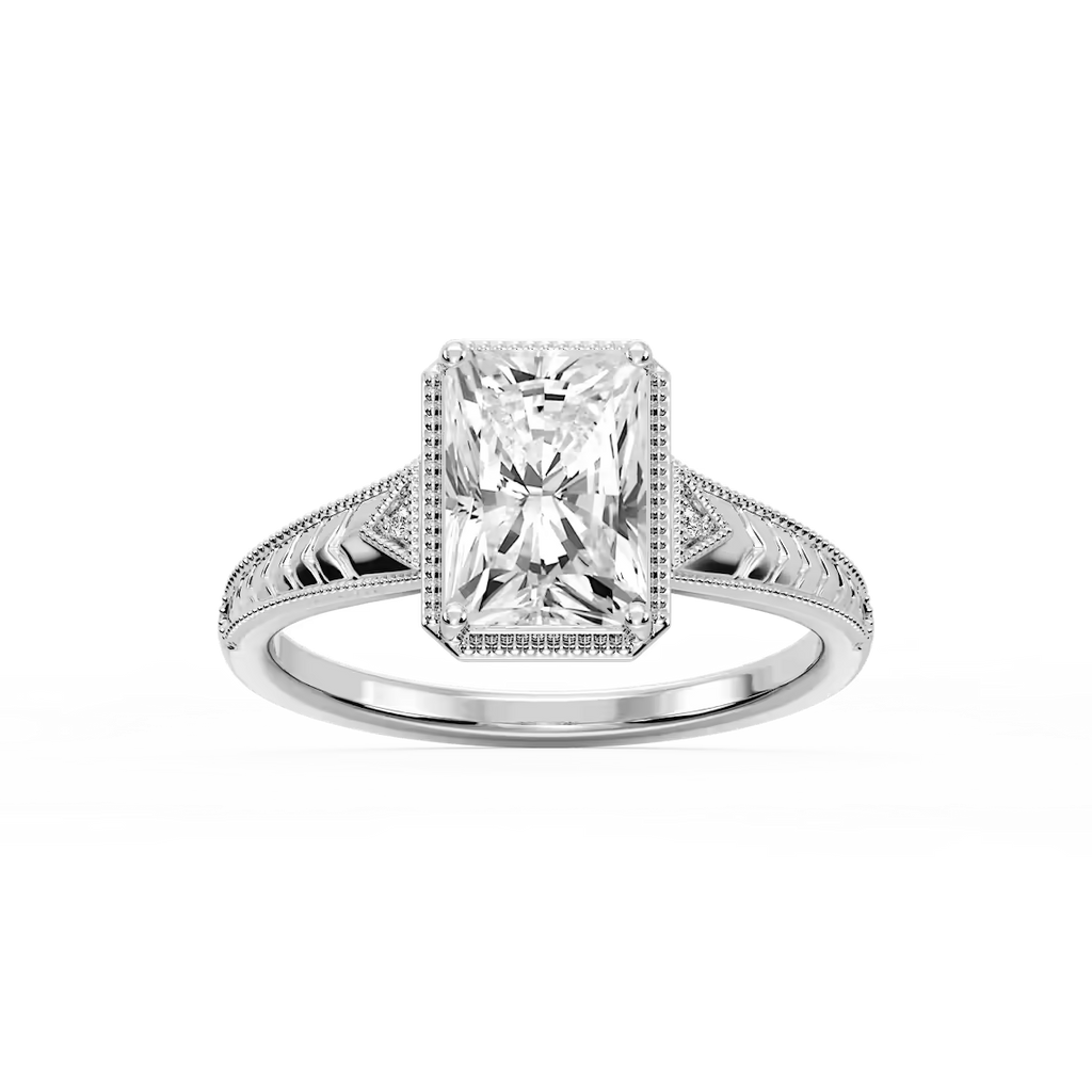Chevron Bezel Ring