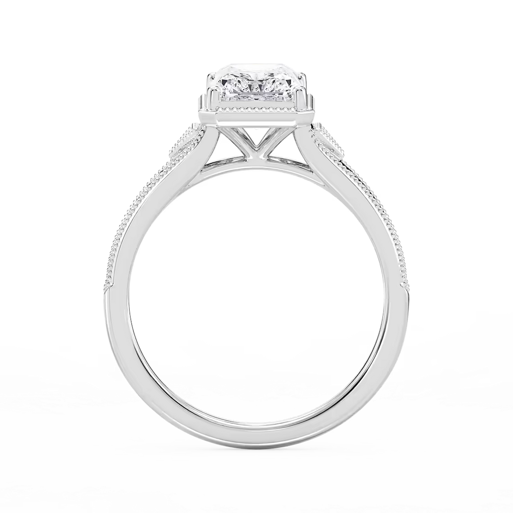 Chevron Bezel Ring