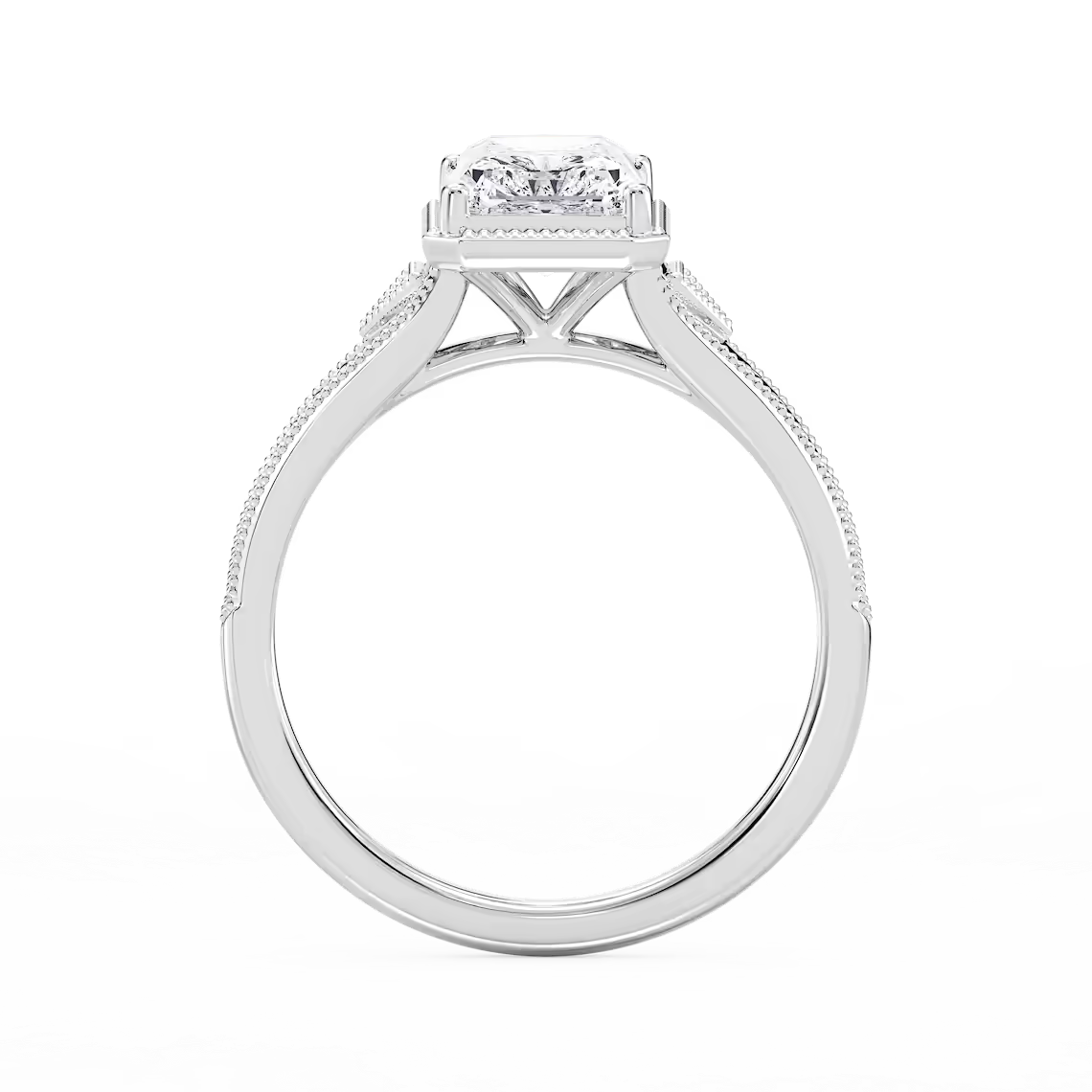Chevron Bezel Ring