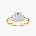 Emerald Trinity Ring