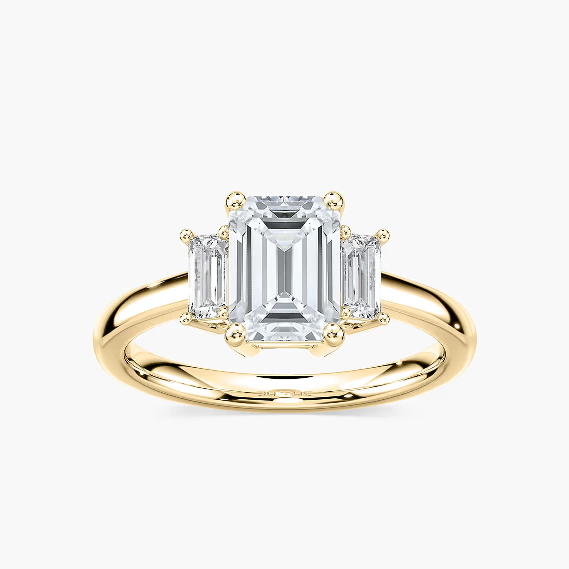 Emerald Trinity Ring