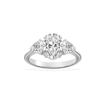 Celine Oval & Trillion Ring