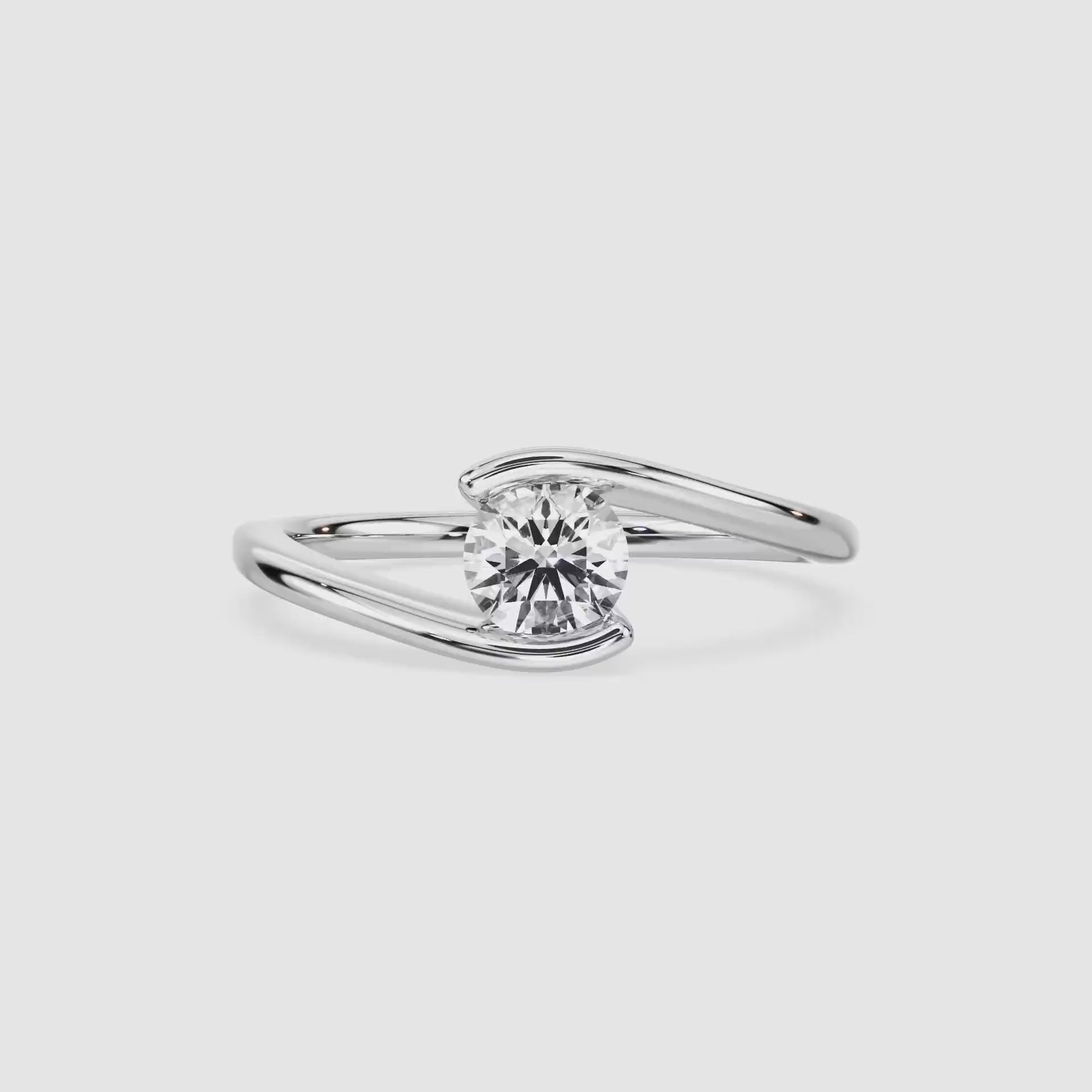 Serenity Solitaire Ring