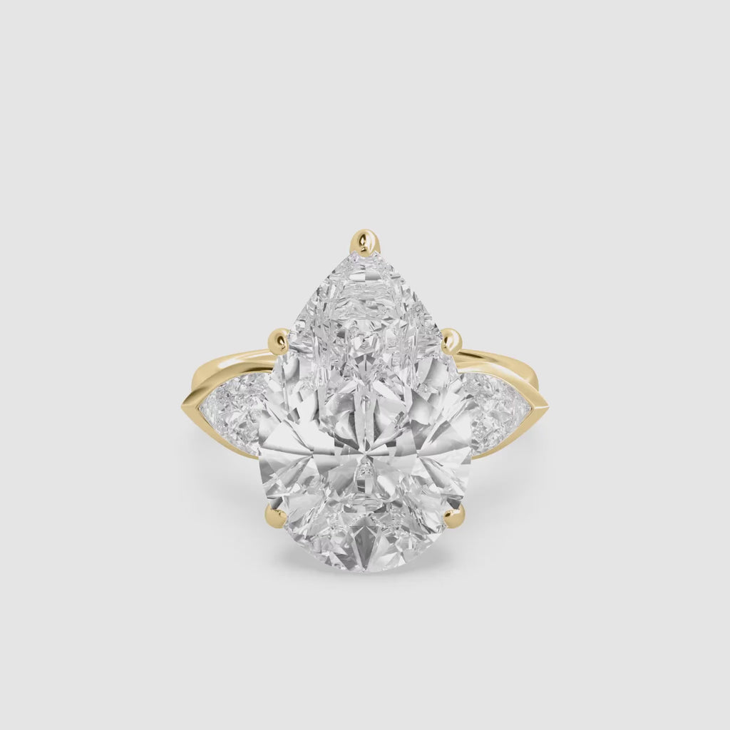 Lumina Three Pear Ring