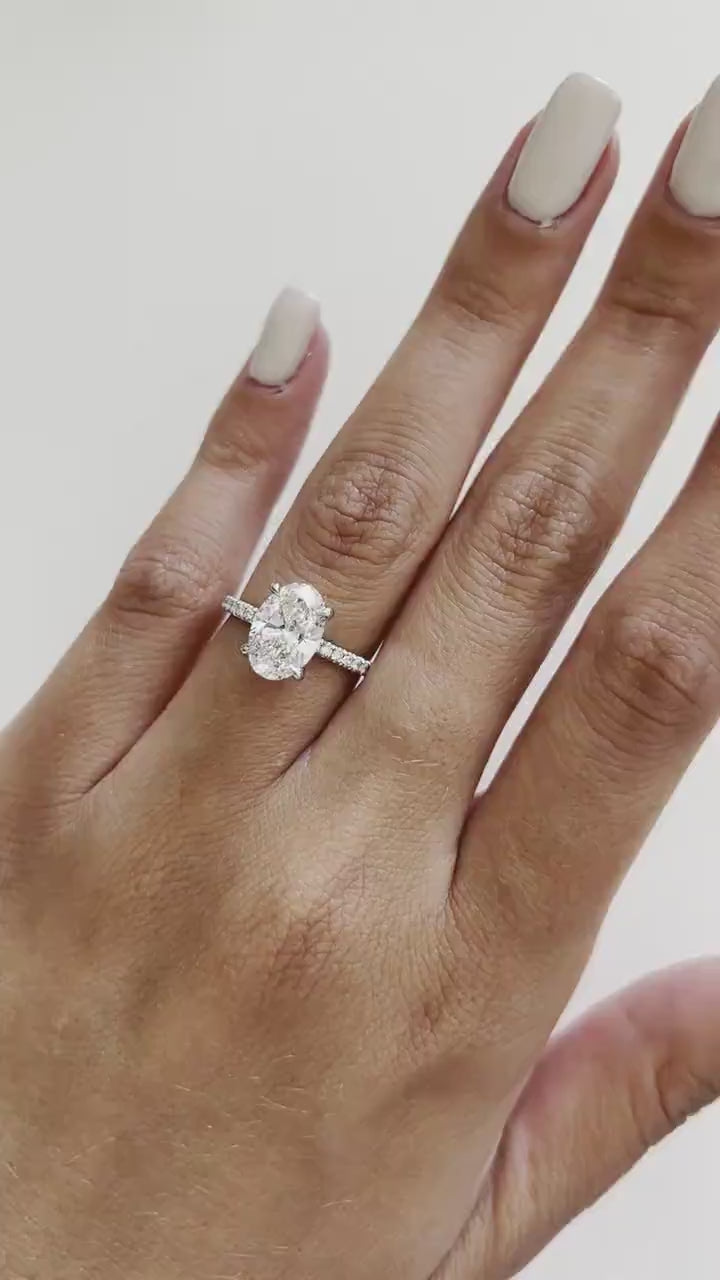 Frost Oval Ring