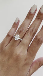 Frost Oval Ring