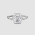 Chevron Bezel Ring