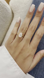 Eden Pear Solitaire Ring