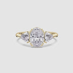 Celine Oval & Trillion Ring
